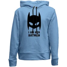 Дитяче худі без начосу I am her batman