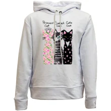Детское худи без начеса Princess, Sweet and Cute cats