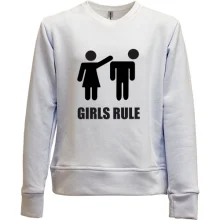 Дитячий світшот без начосу Girls rule