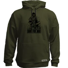 Худи без начеса Born For War