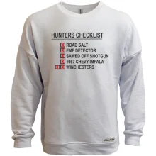 Світшот без начосу с принтом Hunters checklist