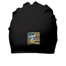 Хлопковая шапка Baby raccoon in a cap