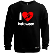 Свитшот без начеса I love Halloween