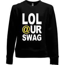 Детский свитшот без начеса Lol our Swag