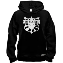 Худи BASE In Flames logo