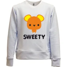 Дитячий світшот без начосу SWEETY