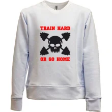 Детский свитшот без начеса Train hard
