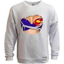 Світшот без начосу з бюстгальтером superman