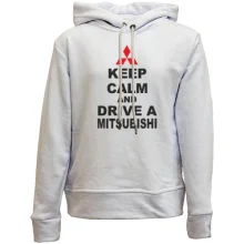 Дитяче худі без начосу Keep calm and drive a Mitsubishi