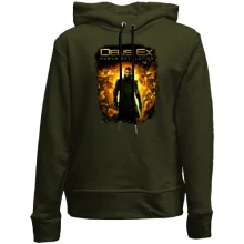 Детское худи без начеса с постером игры Deus Ex