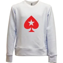 Детский свитшот без начеса PokerStars Christmas Star Baseball Jersey