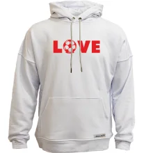 Худи без начеса Love футбол