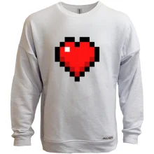 Світшот без начосу Minecraft heart