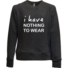 Детский свитшот без начеса Nothing to wear