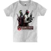 Детская футболка с двумя бойцами Counter Strike