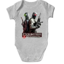Дитячий боді з двома бійцями Counter Strike