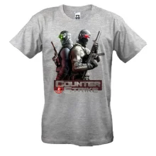 Футболка с двумя бойцами Counter Strike