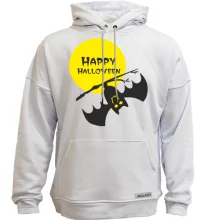 Худі без начосу Happy Halloween з кажаном