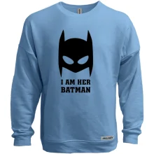 Світшот без начосу I am her batman