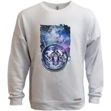Свитшот без начеса c тигром "Enjoy the universe"