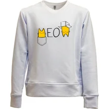 Детский свитшот без начеса MEOW