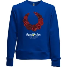 Детский свитшот без начеса Eurovision Ukraine (с бусами)