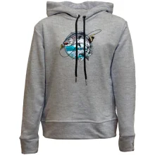 Детское худи без начеса Fishing round art