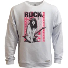 Свитшот без начеса rock star girl