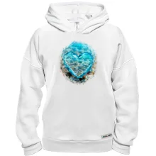 Худи BASE с сердечком из воды