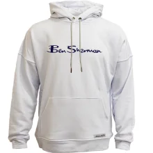 Худи без начеса Ben Sherman белая