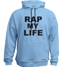 Худи без начеса Rap my life
