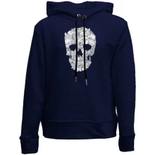Детское худи без начеса "Kitty Skeleton"