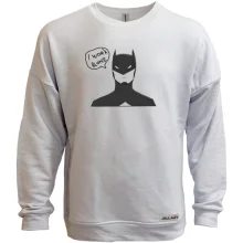 Світшот без начосу Batman - i work alone
