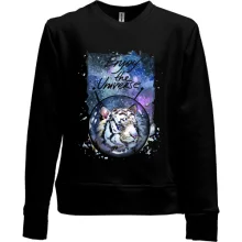 Дитячий світшот без начосу з тигром "Enjoy the universe" (1)
