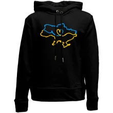 Дитяче худі без начосу "Україна з любов'ю"