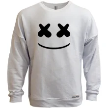 Свитшот без начеса с лицом Marshmello