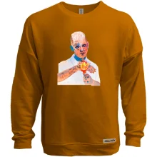 Свитшот без начеса с Lil Peep и огнем