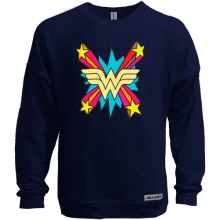 Світшот без начосу з логотипом Чудо-Жінки (Wonder Woman)