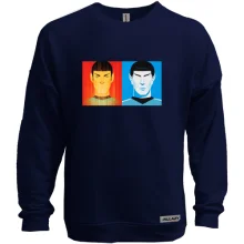 Світшот без начосу зі Споком і Джеймсом (Star Trek)