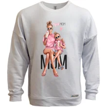 Свитшот без начеса #GirlMOM