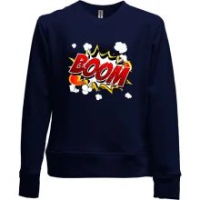 Детский свитшот без начеса "BOOM"