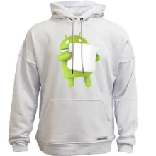 Худи без начеса Android 6 Marshmallow