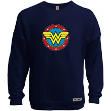 Світшот без начосу з логотипом Wonder Woman
