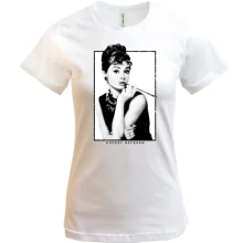Женская футболка Audrey Hepburn