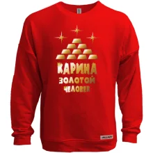 Світшот без начосу з написом 