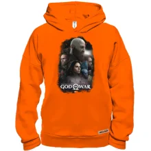 Худи BASE с постером игры God of War