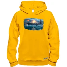 Худи BASE с артом к игре World of Warships