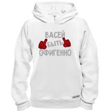 Худи BASE с надписью 