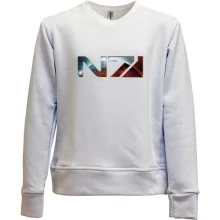 Детский свитшот без начеса Mass Effect N7