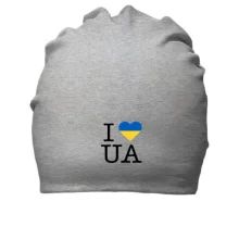 Хлопковая шапка "I ♥ UA"
